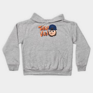 Theo Von For Life - Character Illustration Kids Hoodie